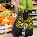 Personalized Richmond Tigers Grocery Bag Polynesian Tribal Pattern Heritage Football