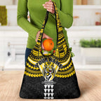 Personalized Richmond Tigers Grocery Bag Polynesian Tribal Pattern Heritage Football