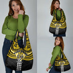 Personalized Richmond Tigers Grocery Bag Polynesian Tribal Pattern Heritage Football