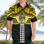 Personalized Richmond Tigers Hawaiian Shirt Polynesian Tribal Pattern Heritage Football