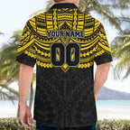 Personalized Richmond Tigers Hawaiian Shirt Polynesian Tribal Pattern Heritage Football