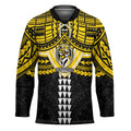 Personalized Richmond Tigers Hockey Jersey Polynesian Tribal Pattern Heritage Football