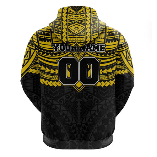 Personalized Richmond Tigers Hoodie Polynesian Tribal Pattern Heritage Football