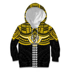 Personalized Richmond Tigers Kid Hoodie Polynesian Tribal Pattern Heritage Football