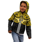 Personalized Richmond Tigers Kid Hoodie Polynesian Tribal Pattern Heritage Football