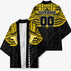 Personalized Richmond Tigers Kimono Polynesian Tribal Pattern Heritage Football