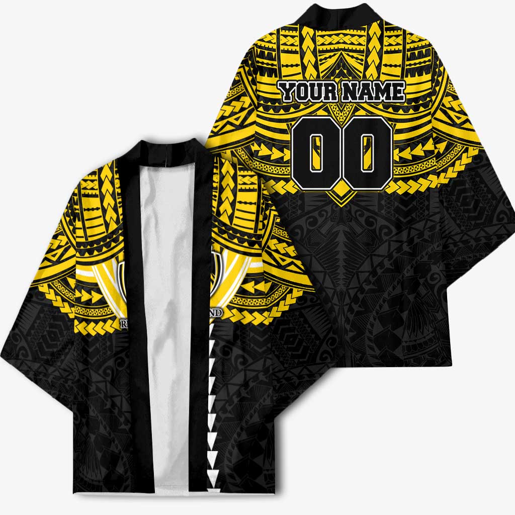 Personalized Richmond Tigers Kimono Polynesian Tribal Pattern Heritage Football