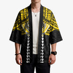 Personalized Richmond Tigers Kimono Polynesian Tribal Pattern Heritage Football