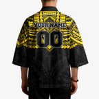 Personalized Richmond Tigers Kimono Polynesian Tribal Pattern Heritage Football
