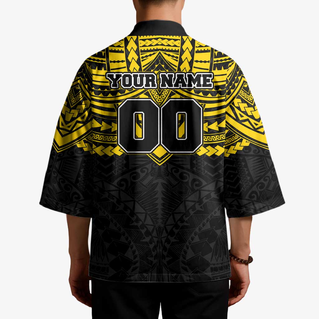 Personalized Richmond Tigers Kimono Polynesian Tribal Pattern Heritage Football