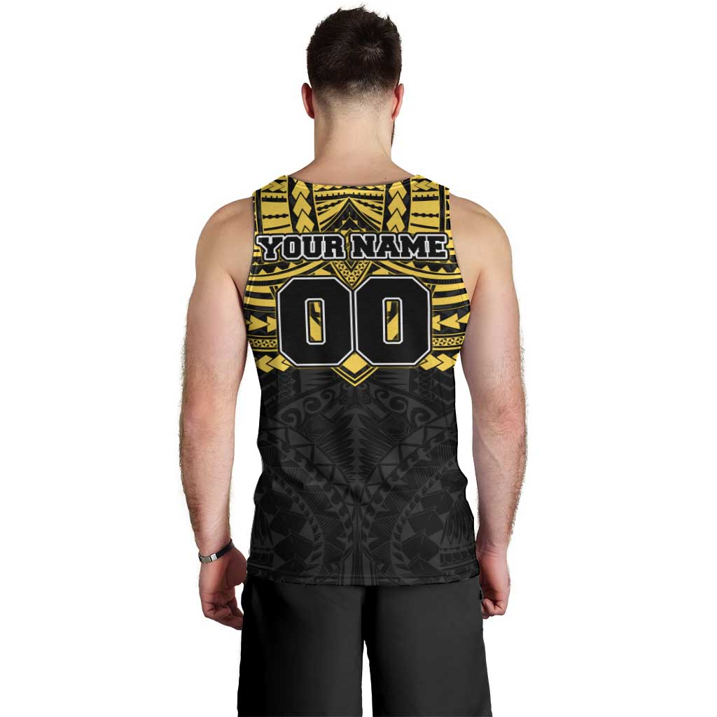 Personalized Richmond Tigers Men Tank Top Polynesian Tribal Pattern Heritage Football