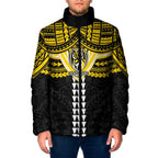 Personalized Richmond Tigers Padded Jacket Polynesian Tribal Pattern Heritage Football