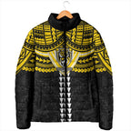 Personalized Richmond Tigers Padded Jacket Polynesian Tribal Pattern Heritage Football