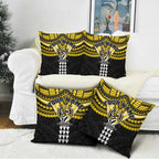Personalized Richmond Tigers Pillow Cover Polynesian Tribal Pattern Heritage Football