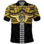 Personalized Richmond Tigers Polo Shirt Polynesian Tribal Pattern Heritage Football