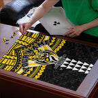 Personalized Richmond Tigers Puzzle Polynesian Tribal Pattern Heritage Football