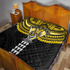 Personalized Richmond Tigers Quilt Polynesian Tribal Pattern Heritage Football