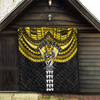 Personalized Richmond Tigers Quilt Polynesian Tribal Pattern Heritage Football
