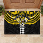 Personalized Richmond Tigers Rubber Doormat Polynesian Tribal Pattern Heritage Football