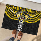 Personalized Richmond Tigers Rubber Doormat Polynesian Tribal Pattern Heritage Football