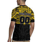 Personalized Richmond Tigers Rugby Jersey Polynesian Tribal Pattern Heritage Football