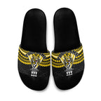 Personalized Richmond Tigers Slide Sandals Polynesian Tribal Pattern Heritage Football
