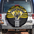 Personalized Richmond Tigers Spare Tire Cover Polynesian Tribal Pattern Heritage Football