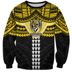 Personalized Richmond Tigers Sweatshirt Polynesian Tribal Pattern Heritage Football