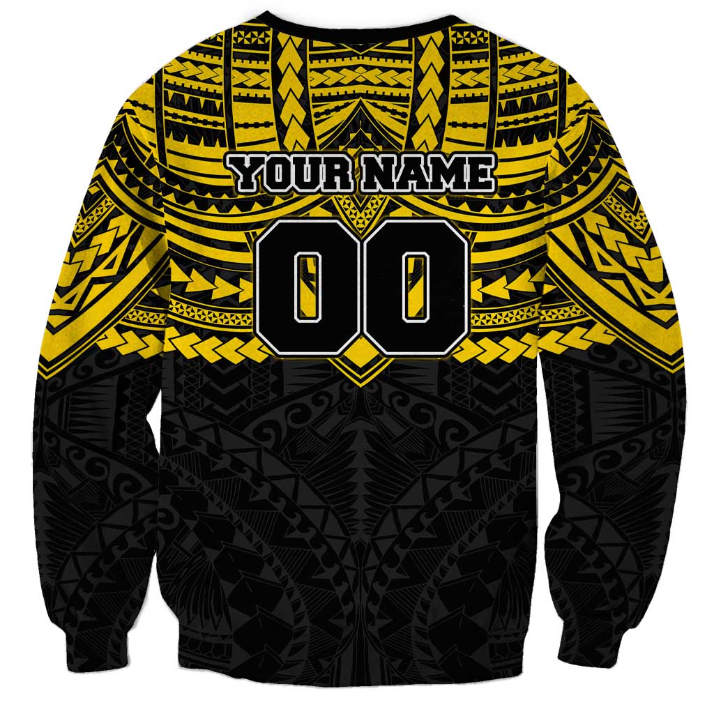 Personalized Richmond Tigers Sweatshirt Polynesian Tribal Pattern Heritage Football