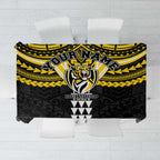 Personalized Richmond Tigers Tablecloth Polynesian Tribal Pattern Heritage Football