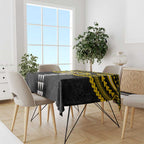 Personalized Richmond Tigers Tablecloth Polynesian Tribal Pattern Heritage Football