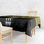 Personalized Richmond Tigers Tablecloth Polynesian Tribal Pattern Heritage Football