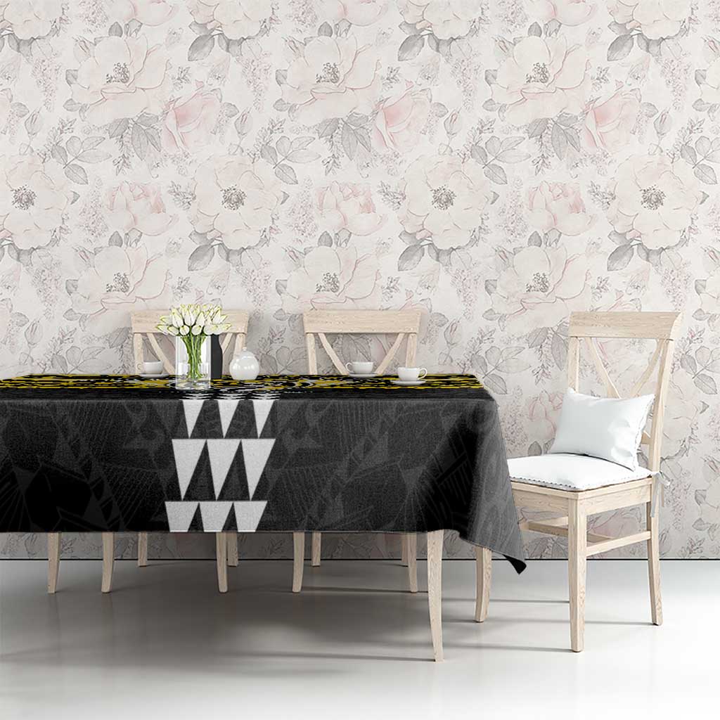 Personalized Richmond Tigers Tablecloth Polynesian Tribal Pattern Heritage Football