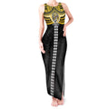 Personalized Richmond Tigers Tank Maxi Dress Polynesian Tribal Pattern Heritage Football