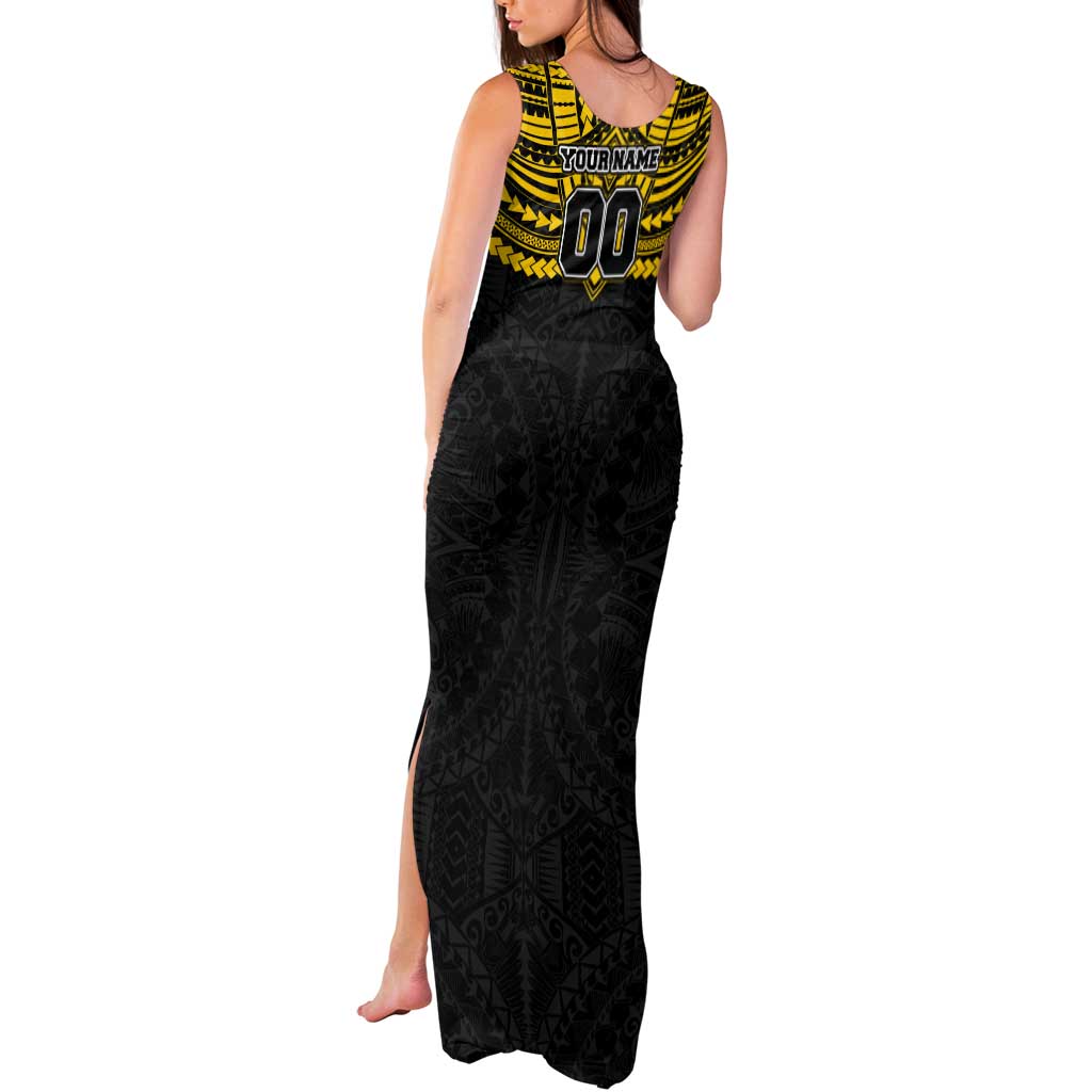 Personalized Richmond Tigers Tank Maxi Dress Polynesian Tribal Pattern Heritage Football