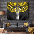 Personalized Richmond Tigers Tapestry Polynesian Tribal Pattern Heritage Football