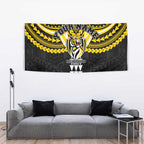 Personalized Richmond Tigers Tapestry Polynesian Tribal Pattern Heritage Football