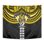 Personalized Richmond Tigers Tapestry Polynesian Tribal Pattern Heritage Football