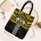 Personalized Richmond Tigers Tote Bag Polynesian Tribal Pattern Heritage Football