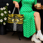 Personalized Richmond Tigers Tote Bag Polynesian Tribal Pattern Heritage Football