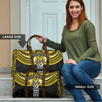 Personalized Richmond Tigers Travel Bag Polynesian Tribal Pattern Heritage Football