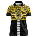 Personalized Richmond Tigers Women Polo Shirt Polynesian Tribal Pattern Heritage Football