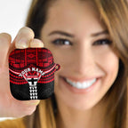 Personalized St Kilda Saints AirPods Case Polynesian Tribal Pattern Heritage Football