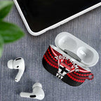 Personalized St Kilda Saints AirPods Case Polynesian Tribal Pattern Heritage Football