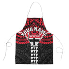 Personalized St Kilda Saints Apron Polynesian Tribal Pattern Heritage Football