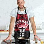 Personalized St Kilda Saints Apron Polynesian Tribal Pattern Heritage Football
