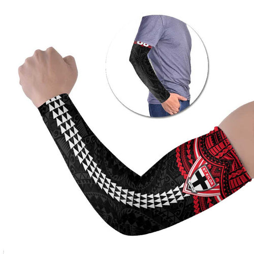 Personalized St Kilda Saints Arm Sleeves Polynesian Tribal Pattern Heritage Football