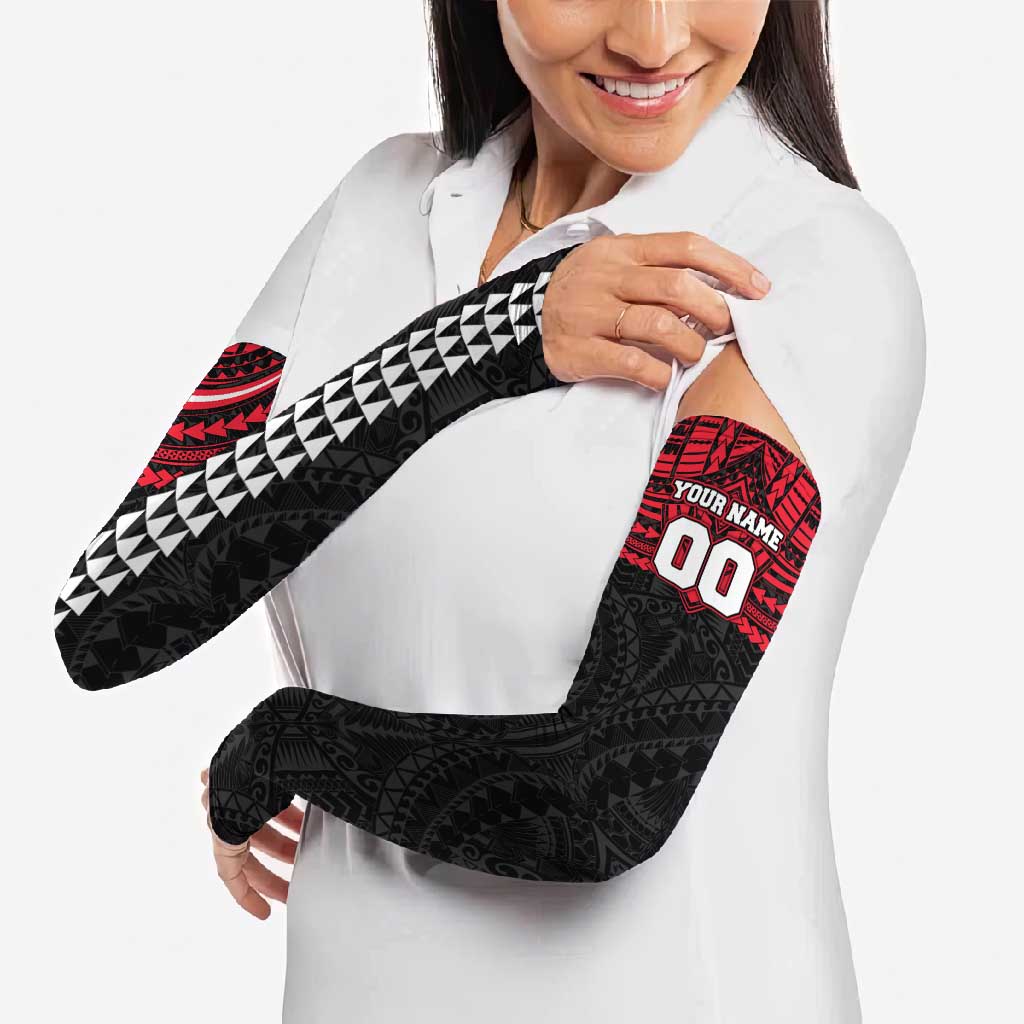 Personalized St Kilda Saints Arm Sleeves Polynesian Tribal Pattern Heritage Football