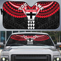 Personalized St Kilda Saints Auto Sun Shade Polynesian Tribal Pattern Heritage Football