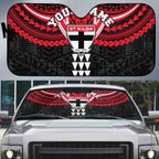 Personalized St Kilda Saints Auto Sun Shade Polynesian Tribal Pattern Heritage Football